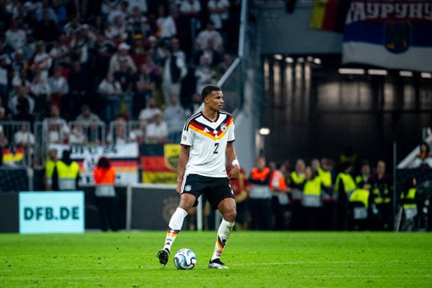 October 1, 2026, GER, Soccer, Men s, UEFA Nations League International Match, League A, Matchday 3, Germany vs. Serbia, Malick Thiaw (Germany), 2 am Ball, Munich, Allianz Arena, Bavaria, Germany Copyright: xNordphoto Memmlerx