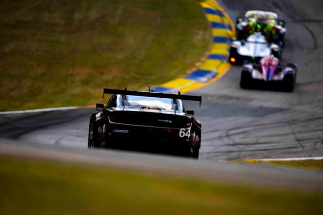 AUTO - IMSA - PETIT LE MANS 2026 64 BARKER Ben (gbr), OLSEN Dennis (nor), ROCKENFELLER Mike (ger), Ford Multimatic Motorsports, Ford Mustang GT3 Evo, action during the 2026 Motul Petit Le Mans, 11th round of the 2026 IMSA WeatherTech SportsCar Championship, from October 1 to 3, 2026 on the Michelin Raceway Road Atlanta in Braselton, Georgia, United States of America - BraseltonUnited States Copyright: xFabrizioxBoldonix