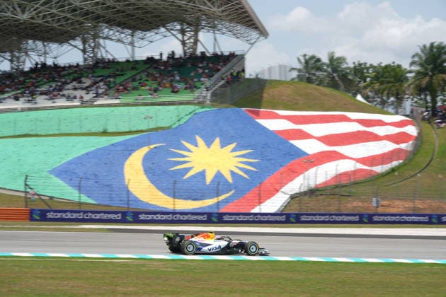 October 2, 2026, Sepang International Circuit, Kuala Lumpur, 2026 Formula 1 Gulf Air Bahrain Grand Prix, Liam Lawson (NZL), Visa Cash App Racing Bulls Formula One Team. Photo by Hasan Bratic, DeFodi Images