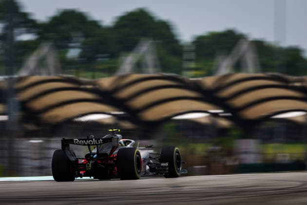 F1 - BAHRAIN GRAND PRIX IN MALAYSIA 2026 05 BORTOLETO Gabriel (bra), Audi F1 Team R26, action during the 2026 Formula 1 Bahrain Grand Prix in Malaysia, 16th round of the 2026 Formula One World Championship, WM, Weltmeisterschaft from October 2 to 4, 2026 on the Sepang International Circuit, in Sepang, Malaysia - SepangMalaysia Copyright: xANTONINxVINCENTx