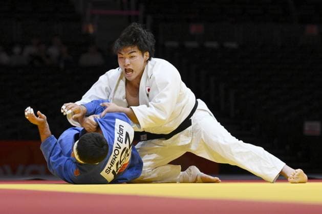 Aichi-Nagoya Asian Games: Judo Japan s Riku Okada (white) competes en route to beating Erlan Sherov of Kyrgyzstan in the Aichi-Nagoya Asian Games men s judo 90-kilogram final at Aichi International Arena in Nagoya, central Japan, on Oct. 2, 2026. A14AA0005629756P