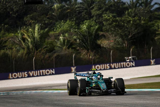 F1 - BAHRAIN GRAND PRIX IN MALAYSIA 2026 14 ALONSO Fernando (spa), Aston Martin F1 Team AMR26, action during the 2026 Formula 1 Bahrain Grand Prix in Malaysia, 16th round of the 2026 Formula One World Championship, WM, Weltmeisterschaft from October 2 to 4, 2026 on the Sepang International Circuit, in Sepang, Malaysia - SepangMalaysia Copyright: xXavixBonillax