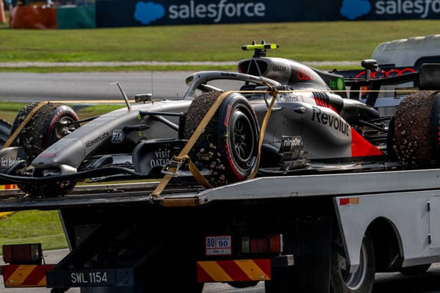 SEPANG, MALAYSIA: Gabriel Bortoleto, racing for the Audi Revolut F1 Team team during the 2026 Formula 1 Bahrain Grand Prix at the Sepang International Circuit in Sepang, Malaysia