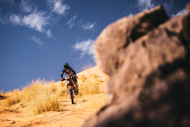 W2RC - RALLYE DU MAROC 2026 69 BRUNO Crivilin (bra), Monster Energy Honda HRC, Honda 450 Rally Factory Replica, FIM W2RC, Rally 2, action during the Stage 4 of the Rallye du Maroc 2026, 4th round of the 2026 WR2C Championship from October 2, 2026 around Zagora, Morocco - AgadirMorocco Copyright: xDamienxSaulnierx