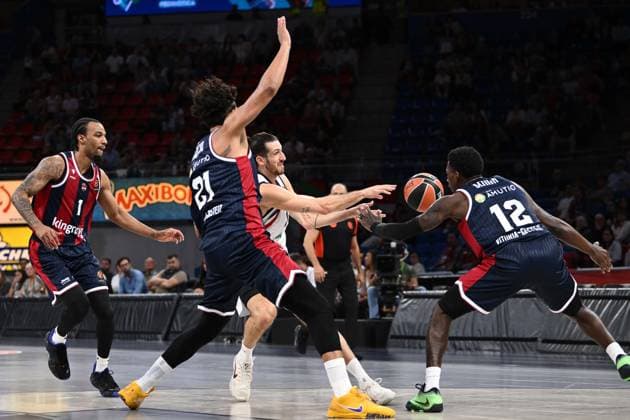 Leandro Bolmaro Kosner Baskonia Vitoria-Gasteiz - Armani Olimpia Milano EuroLeague 2026-27 Vitoria-Gasteiz, 02 10 2026 Foto M.Ceretti Ciamillo-Castoria Vitoria-Gasteiz Copyright: xMassimoxCerettix