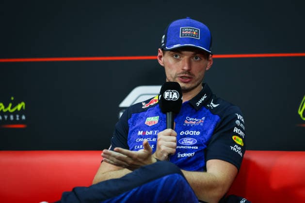 F1 - BAHRAIN GRAND PRIX IN MALAYSIA 2026 press conference, PK, Pressekonferenz VERSTAPPEN Max (nld), Red Bull Racing Ford RB22, portrait during the 2026 Formula 1 Bahrain Grand Prix in Malaysia, 16th round of the 2026 Formula One World Championship, WM, Weltmeisterschaft from October 2 to 4, 2026 on the Sepang International Circuit, in Sepang, Malaysia - SepangMalaysia Copyright: xANTONINxVINCENTx