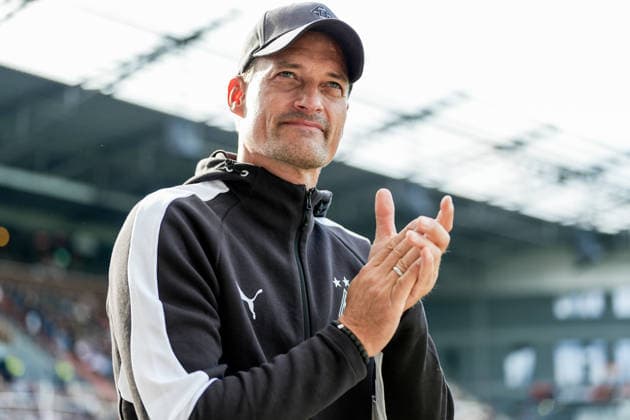 Germany Soccer: 2. Bundesliga, Bundesliga, Friendly Match, 2026–27 Season, FC St. Pauli vs. Borussia Mönchengladbach, Millerntor Stadium, Hamburg, St. Pauli, Alexander Blessin, Borussia Mönchengladbach, Coach Before the Game, Portrait, Cutout Copyright: xStefanxTrochax