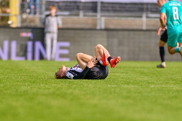 Tom Barth, VfR Aalen, 20 on the ground, GER, VfR Aalen vs. FSV Frankfurt, Soccer, Regionalliga Southwest Men, Matchday 10, 2026–2027 season, October 3, 2026 GER, VfR Aalen vs. FSV Frankfurt, Soccer, Regionalliga Southwest Men, Matchday 10, 2026–2027 Season, October 3, 2026 Aalen Copyright: xEibner-Pressefoto GeraldxOelze-dexStoppanyx EP_ODS