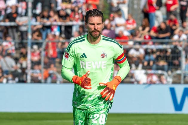 Ron Robert Zieler, 1. FC Köln, 20 minutes after halftime: FC Viktoria Köln vs. FC Hansa Rostock, Soccer, 3. Liga, Matchday 5, 2026–2027 Season, September 11, 2026 DFL DFB regulations prohibit any use of photographs as image sequences and or quasi-video: FC Viktoria Cologne vs. FC Hansa Rostock, soccer, 3. Liga, Matchday 5, 2026–2027 season, September 11, 2026, Cologne Copyright: xEibner-Pressefoto ThomasxHaeslerx EP_THR