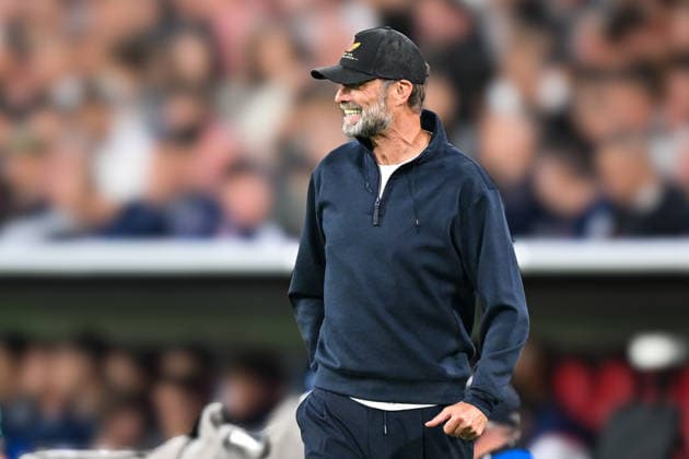 Jürgen Klopp, Germany Coach, Facial Expressions, Strong Facial Expression, Emotion, October 1, 2026 ¢ Soccer ¢ Nations League ¢ Germany vs. Serbia, Allianz Arena, Munich, Bavaria, Germany Copyright: xpepphotox xHorstxMauelshagenx pep00321, pep_20261001_hm