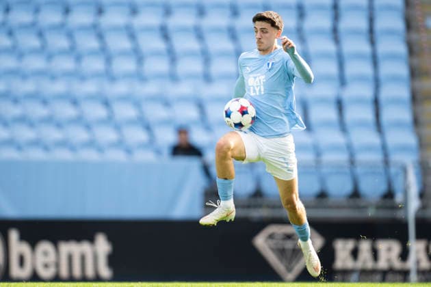 261003 Omar Krajina of Malmö FF during the friendly match between Malmö FF and FC Nordsjælland on October 3, 2026 in Malmö. Photo by Avdo Bilkanovic, BILDBYRAN COP 115 AB0391. soccer, football, fotball, friendly match, Malmö FF, FC Nordsjälland, bbeng Copyright: AVDOxBILKANOVIC BB261003AB082