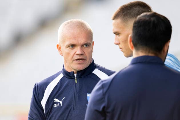 261003 Coach Gaute Helstrup of Malmö FF during the friendly match between Malmö FF and FC Nordsjælland on October 3, 2026 in Malmö. Photo by Avdo Bilkanovic, BILDBYRAN COP 115 AB0391. soccer, football, fotball, training match, friendly match, Malmö FF, FC Nordsjälland, bbeng Copyright: AVDOxBILKANOVIC BB261003AB087