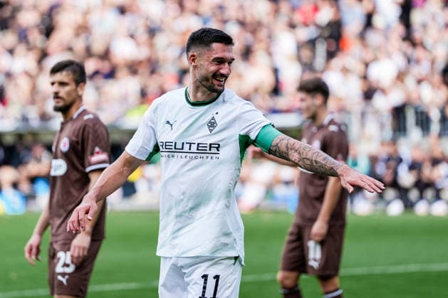 German Soccer: 2. Bundesliga, Bundesliga, Friendly Match, 2026–27 Season, FC St. Pauli vs. Borussia Mönchengladbach, Millerntor Stadium, Hamburg, St. Pauli, Tim Kleindienst, Borussia Mönchengladbach, 11 Copyright: xStefanxTrochax