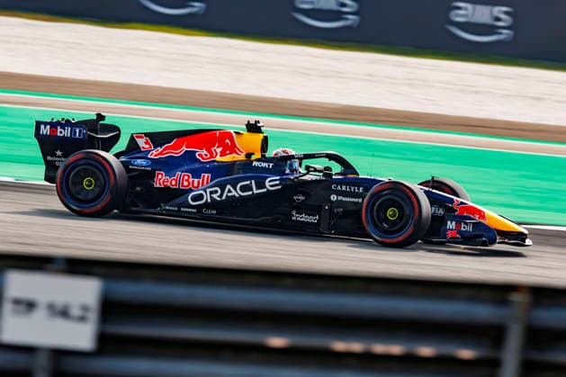 RECORD DATE NOT STATED 3rd October 2026; Sepang IC, Kuala Lumpur, Malaysia; Formula 1, Bahrain Grand Prix, Qualifying Day; Max Verstappen (3) of Netherlands and Oracle Red Bull Racing during qualifying at the Bahrain Grand Prix StephenxBlackberry