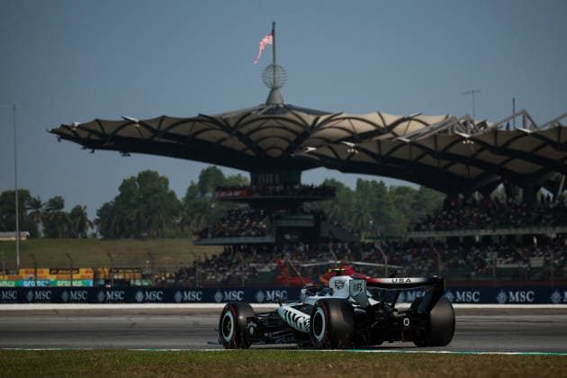 F1 - BAHRAIN GRAND PRIX IN MALAYSIA 2026 77 BOTTAS Valtteri (fin), Cadillac F1 Team MAC-26, action during the 2026 Formula 1 Bahrain Grand Prix in Malaysia, 16th round of the 2026 Formula One World Championship, WM, Weltmeisterschaft from October 2 to 4, 2026 on the Sepang International Circuit, in Sepang, Malaysia - SepangMalaysia Copyright: xEricxAlonsox