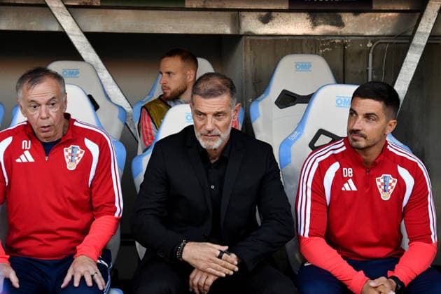 RIJEKA, CROATIA - OCTOBER 03: Slaven Bilic head coach of Croatia during the UEFA Nations League, League A Group A3, match between Croatia and England at Stadion Rujevica, Rijeka on October 03, 2026 in Rijeka, Croatia. (Photo by Natasa Kupljenik Sports Press Photo). Copyright: xNatasaxKupljenikx xSPPx Sportspressphoto_SPR244593