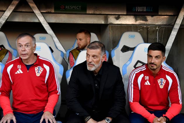 RIJEKA, CROATIA - OCTOBER 03: Slaven Bilic head coach of Croatia during the UEFA Nations League, League A Group A3, match between Croatia and England at Stadion Rujevica, Rijeka on October 03, 2026 in Rijeka, Croatia. (Photo by Natasa Kupljenik Sports Press Photo). Copyright: xNatasaxKupljenikx xSPPx Sportspressphoto_SPR244595