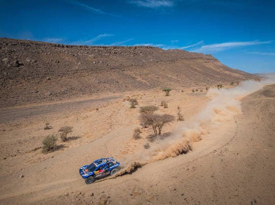 W2RC - RALLYE DU MAROC 2026 225 SAINZ Carlos (esp), OLIVERAS Daniel (esp), Ford Raptor, Ford Racing, FIA W2RC, ULT T1+, action, during the Stage 5 of the Rallye du Maroc 2026, 4th round of the 2026 WR2C Championship from October 3, 2026 around Zagora, Morocco - AgadirMorocco Copyright: xFREDERICxLExFLOCxHx
