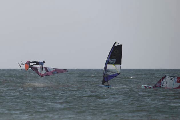 PWA Citroën World Windsurfing Tour Sylt 2026, Day 8: Men s Slalom Foil, Sylt Westerland, October 3, 2026, Tigo Kort Freestyle Men, Netherlands, NED 195 PWA Citroën World Windsurfing Tour Sylt 2026 Day 8 Slalom Foil Men on October 3, 2026, off Brandenburger Beach, motorboat on Sylt, Westerland, Germany Copyright: xBEAUTIFULxSPORTS AndreasxDickx