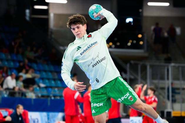 Bietigheim HBL 26 27 SG BBM Bietigheim Fuechse Berlin Leo Prantner Berlin Bietigheim Bissingen Egetrans Arena Baden-Württemberg Germany