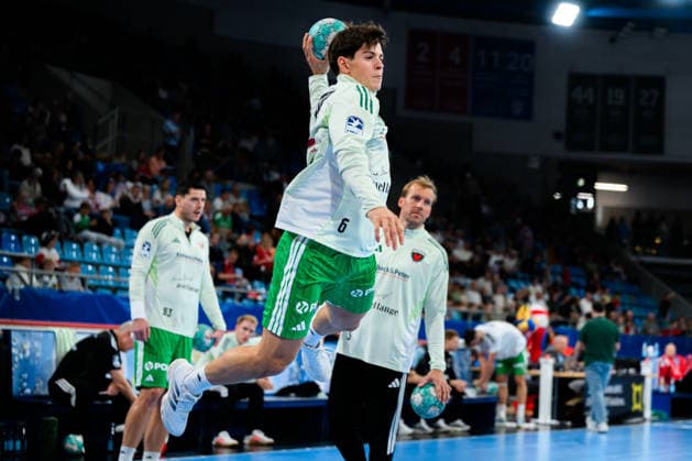Bietigheim HBL 26 27 SG BBM Bietigheim Fuechse Berlin Leo Prantner Berlin Bietigheim Bissingen Egetrans Arena Baden-Württemberg Germany