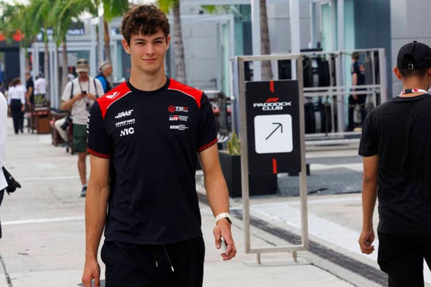 4th October 2026; Sepang IC, Kuala Lumpur, Malaysia; Formula 1, Bahrain Grand Prix, Race Day; Oliver Bearman (87) of Great Britain and TGR Haas F1 Team StephenxBlackberry