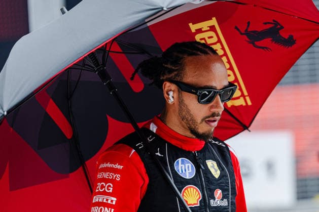 2026 Formula 1 Gulf Air Bahrain Grand Prix - Sepang Lewis Hamilton (GBR) of Scuderia Ferrari HP is seen during the driver s parade at the 2026 Formula 1 Gulf Air Bahrain Grand Prix in Malaysia at Sepang International Circuit on October 3, 2026. Photo by Tan Jun Da ABACAPRESS.COM Kuala Lumpur Malaysia Copyright: xJunxDaxTan ABACAx