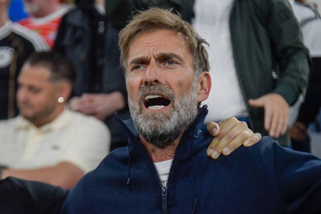 Jürgen Klopp, Germany Coach, Facial Expressions, Strong Facial Expression, Emotion, October 1, 2026 ¢ Soccer ¢ Nations League ¢ Germany vs. Serbia, Allianz Arena, Munich, Bavaria, Germany Copyright: xpepphotox xHorstxMauelshagenx pep00321, pep_20261001_hm