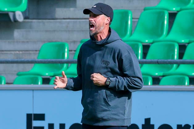 Hannover 96 coach Sandro Wagner looks disappointed during the friendly match between Hannover 96 and SC Verl, Heinz von Heiden Arena on October 3, 2026, in Hannover, Germany. Photo by Marco Steinbrenner, DeFodi Images. Coach Sandro Wagner of Hannover 96 looks dejected during the friendly match between Hannover 96 and SC Verl at Heinz von Heiden Arena on October 3, 2026 in Hannover, Germany. Photo by Marco Steinbrenner, DeFodi Images. Photo by Marco Steinbrenner, DeFodi Images