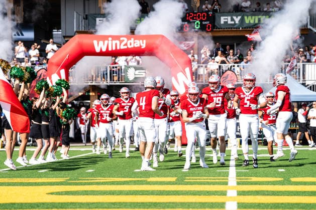 AMERICAN FOOTBALL - IFAF EC, AUT vs BEL SALZBURG,AUSTRIA,04.OCT.26 - AMERICAN FOOTBALL - IFAF European Championship, EM, Europameisterschaft Austria vs Belgium. Image shows the team of AUT. GEPAxpictures xJulioxArellano