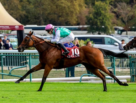 October 4, 2026, Paris, USA: Amusingly (GB) (10) ridden by Colin Keane wins the Qatar Prix Jean-luc Lagardere (Group 1) during Qatar Prix de lâ€⠢arc de Triomphe day at Longchamp Racecourse in Paris, France on October 4, 2026. Eclipse Sportswire CSM HORSE RACING 2026: Qatar Prix De Lâ€⠢Arc De Triomphe Day Longchamp OCT 04 - ZUMAcs17 20261004_faf_cs17_044 Copyright: xSandraxScherningx