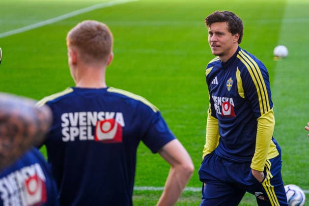 October 4, 2026: Victor Lindelöf of the Swedish men’s national soccer team at a training session on October 4, 2026 in Bucharest. Photo by Ludvig Thunman, BILDBYRAN, code LT LT0826: soccer, football, fotball, Nations League, UEFA Nations League, practice, training, Sweden, Sverige, Sverige A, bbeng, soccer, football, fotball, Nations League, UEFA Nations League, practice, training, Sweden, Sverige, Sverige A, bbengige sweden sverige a bbeng Copyright: LUDVIGxTHUNMAN BB261004LT088