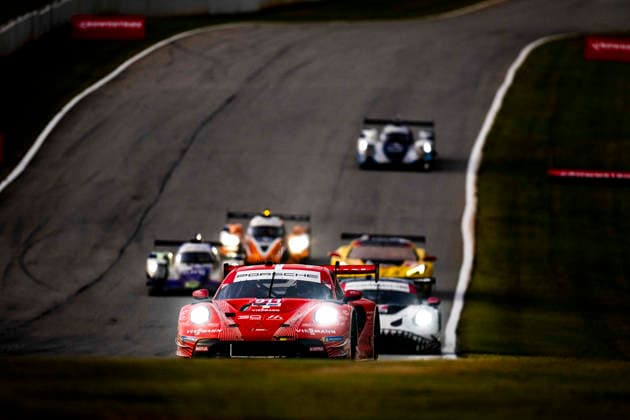 AUTO - IMSA - PETIT LE MANS 2026 911 BACHLER Klaus (aut), PREINING Thomas (aut), JAMINET Mathieu (frs), Manthey Racing, Porsche 911 GT3 R (992.2), action during the 2026 Motul Petit Le Mans, 11th round of the 2026 IMSA WeatherTech SportsCar Championship, from October 1 to 3, 2026 on the Michelin Raceway Road Atlanta in Braselton, Georgia, United States of America - BraseltonUnited States Copyright: xFabrizioxBoldonix