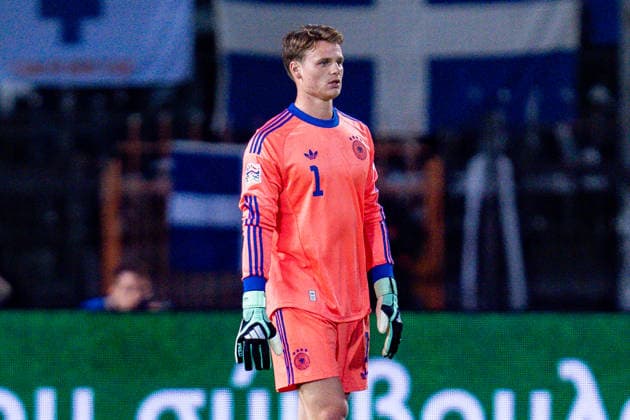 Nations League, Group A, Matchday 4, Greece vs. Germany at Toumba Stadium in Thessaloniki Jonas Urbig Germany Copyright: xBahhoxKarax