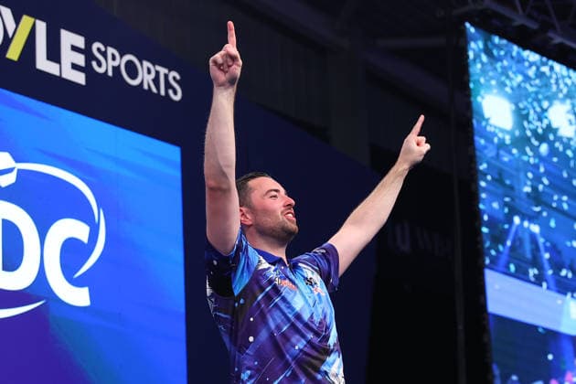 2026 BOYLE Sports World Grand Prix England s Luke Humphries celebrates winning the 2026 Boyle Sports World Grand Prix Final after the 2026 Boyle Sports World Grand Prix Final at Mattioli Arena, Leicester, United Kingdom on 4 October 2026 Credit: Ryan Crockett Every Second Media Editorial use only. All images are copyright Every Second Media Limited. No images may be reproduced without prior permission. Copyright: xIMAGO EveryxSecondxMediax ESM-2198-0051 RyanxCrockettx xEveryxSecondxMediax