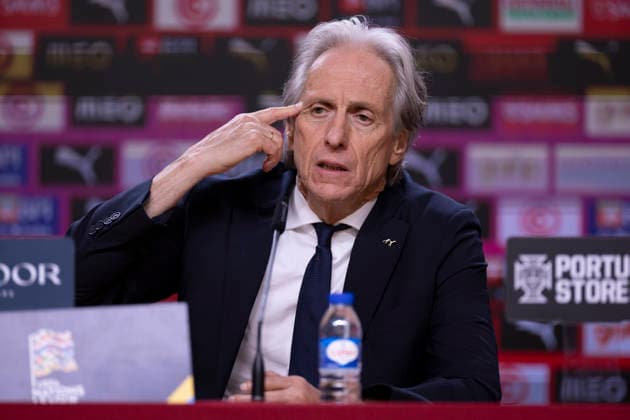 October 4, 2026, Porto, Porto, Portugal: PORTO, 04 OCTOBER - Jorge Jesus head coach of Portugal national team, Nationalteam is seen on the press conference, PK, Pressekonferenz after the game during the Portugal x Norway match for the UEFA Nations League 2026 at Estadio do Dragao on October 04, 2026 Porto Portugal - ZUMAl192 20261004_zsp_l192_058 Copyright: xMiguelxLemosx