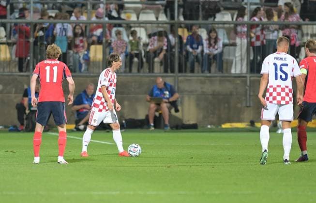 UEFA Nations League League A, Group C, Round 3, 2026–27, soccer match between Croatia and England, Dean Sculac Rujevica Stadium, Rijeka, Croatia, October 3, 2026: Luka Modric of Croatia (No. 10) in action during the UEFA Nations League League A, Group C, Round 3, 2026–27, soccer match between Croatia and England at Dean Sculac Rujevica Stadium, Rijeka, Croatia, October 3, 2026 Copyright: xBEAUTIFULxSPORTS Stanusicx