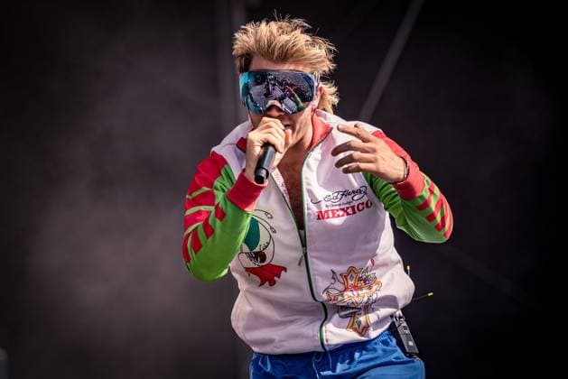 Heroes Festival Geiselwind 2023, heroes, festival, hip hop, hip hop, event center strohofer, geiselwind, concert, festival, 17 06 2023, ski aggu, german rap, picture ski aggu Copyright: HMBxMedia xMarkusxKoeller