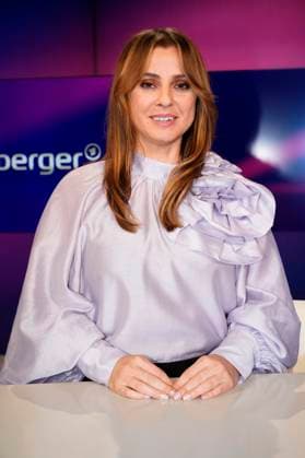 Jagoda Marinic on the ARD talk show Maischberger in Studio Adlershof Berlin, 10 01 2024 Foto:xT.xBartillax xFuturexImagex maischberger1001_4119