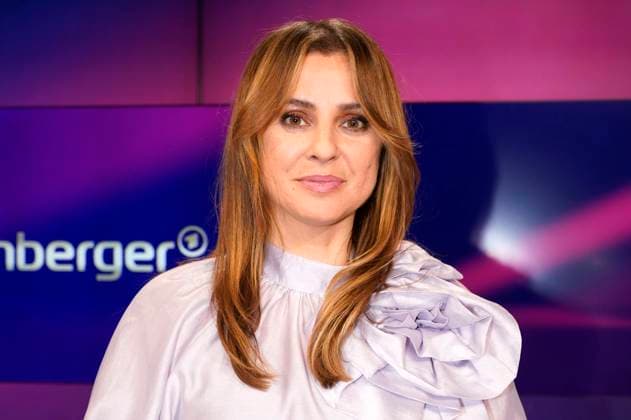 Jagoda Marinic on the ARD talk show Maischberger in Studio Adlershof Berlin, 10 01 2024 Foto:xT.xBartillax xFuturexImagex maischberger1001_4121