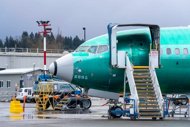 March 12, 2024, Renton, Washington, USA: Boeing airplanes in various stages of maintenance stand at the edge of the runway of Renton Municipal Airport near the Boeing Renton Factory, Tuesday. The Boeing Renton Factory is where the company s Boeing 737 MAX 9 passenger airliners are manufactured. Monday, the Department of Justice (DOJ) announced it has launched a criminal investigation into Boeing, little over two months after a door plug blew off an Alaskan Airlines 737 mid-flight. Meanwhile, the National Transportation Safety Board (NTSB) is conducting its own probe into the company. The chair of the board said getting Boeing to hand over the information needed has been frustrating. Questions about passenger safety and Boeing planes were di - ZUMAb344 20240312_znp_b344_009 Copyright: xM.xScottxBrauerx