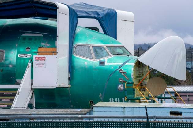 March 12, 2024, Renton, Washington, USA: Boeing airplanes in various stages of maintenance stand at the edge of the runway of Renton Municipal Airport near the Boeing Renton Factory, Tuesday. The Boeing Renton Factory is where the company s Boeing 737 MAX 9 passenger airliners are manufactured. Monday, the Department of Justice (DOJ) announced it has launched a criminal investigation into Boeing, little over two months after a door plug blew off an Alaskan Airlines 737 mid-flight. Meanwhile, the National Transportation Safety Board (NTSB) is conducting its own probe into the company. The chair of the board said getting Boeing to hand over the information needed has been frustrating. Questions about passenger safety and Boeing planes were di - ZUMAb344 20240312_znp_b344_015 Copyright: xM.xScottxBrauerx