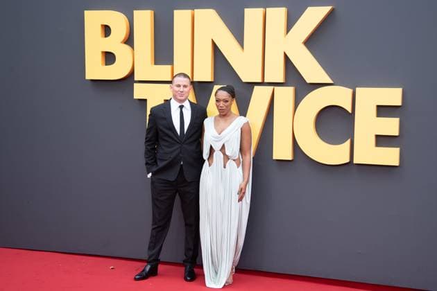 Bilder des Jahres 2024, Entertainment 08 August Blink Twice European Premiere Arrivals at Odeon Luxe, Leicester Square, London Cast members Channing Tatum and Naomi Ackie attends the European Premiere of Blink Twice at Odeon Luxe, Leicester Square, London, England, UK on Monday 19 August, 2024., Credit:Justin Ng Avalon UK, England, London, Odeon Luxe, Leicester Square Copyright: xJustinxNgx xAvalonx 0899978755