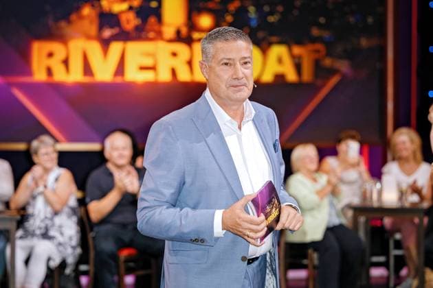MDR Riverboat presenter Joachim Llambi on the occasion of the recording of the MDR talk show Riverboat on 23 08 2024 at Mediacity Leipzig 20240823SFL0002