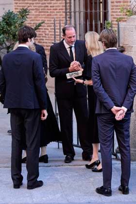 September 8, 2024, Madrid, Madrid, Spain: KING FELIPE VI of Spain and QUEEN LETIZIA of Spain attend the Mass Tribute for Juan Go³mez-Acebo at the Iglesia Catedral de las Fuerzas Armadas Madrid Spain - ZUMAc260 20240908_zep_c260_058 Copyright: xMikexChicorrox