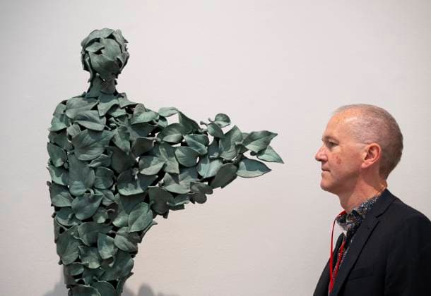 Bilder des Jahres 2024, Entertainment 09 September Entertainment Themen der Woche KW39 Entertainment Bilder des Tages British Art Fair opens at Saatchi Gallery in London, UK, on 26th Sept, 2024 Saatchi Gallery, London, UK. 26th Sept, 2024. The best of Modern and Contemporary British Art on view at British Art Fair, running from 26-29 Sept with over 60 of the UK™s leading dealers in Modern British and Contemporary art. Image: Anna Gillespie, Among the Trees, Bronze. Beaux Arts Bath., Credit:MALCOLM PARK Avalon Copyright: xMALCOLMxPARKx xAvalonx 0912201346