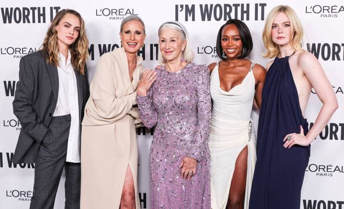 Bilder des Jahres 2024, Entertainment 11 November Entertainment Themen der Woche KW47 19th Annual L Oreal Paris Women Of Worth Celebration 2024 Cara Delevingne, Andie MacDowell, Helen Mirren, Aja Naomi King and Elle Fanning arrive at the 19th Annual L Oreal Paris Women Of Worth Celebration 2024 held at NeueHouse Hollywood on November 21, 2024 in Hollywood, Los Angeles, California, United States. NeueHouse Hollywood, Hollywood, Los Angeles, California, USA California United States Copyright: xImagexPressxAgencyx originalFilename: collin-19thannu241121_npk4k.jpg