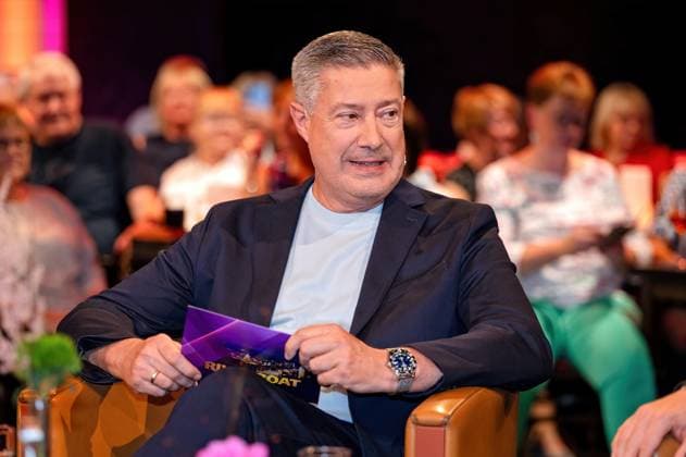 MDR Riverboat presenter Joachim Llambi on the occasion of the recording of the MDR talk show Riverboat on 05 09 2025 at Mediacity Leipzig 20250905ADO0067