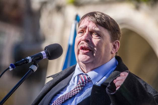 October 3, 2025, Munich, Bavaria, Germany: Bernd POSSELT, (CSU, MdEP a.d.) of the European Parliament. Under the motto of â€oeUkraine braucht DICH. Europa braucht DICH†(â€oeUkraine needs you, Europe needs you), Ukrainians, Germans, and politicians assembled together to celebrate the reunification of Germany and the freeing of the former East from the Soviets, a free Europe, and the right to self-determination. The Ukrainians warned of threats to Europe from a Russia with increasingly imperialistic aspirations. Munich Germany - ZUMAb160 20251003_abp_b160_040 Copyright: xSachellexBabbarx