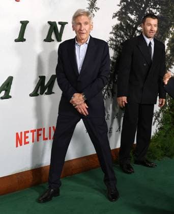 Premiere Of Netflix s Train Dreams HOLLYWOOD, LOS ANGELES, CALIFORNIA, USA - NOVEMBER 03: Harrison Ford and Joel Edgerton arrive at the Premiere Of Netflix s Train Dreams held at The Egyptian Theatre Hollywood on November 3, 2025 in Hollywood, Los Angeles, California, United States., Credit:Juan Pablo Rico Avalon United States, California, Hollywood, The Egyptian Theatre Hollywood Copyright: xJuanxPabloxRicox xAvalonx 1050185864